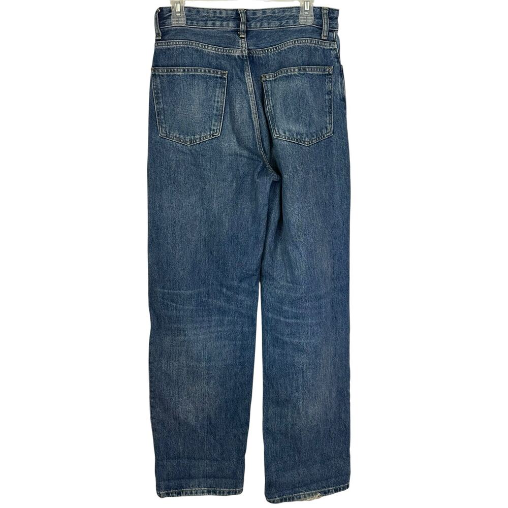 Zara ZW Collection Straight Leg Jeans Blue Size 6 - Picture 7 of 11